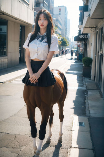 AI美女-拟实-人马美少女学生-纯净版