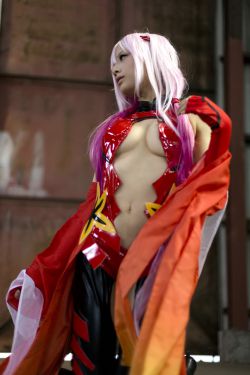 日本CosPlay_うさ吉 《Guilty Crown》Yuzuriha Inori 写真集[100P]