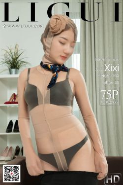 丽柜_Model 汐汐《空姐制服肉丝袜诱惑》 写真集[76P]