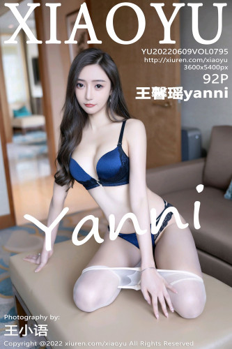 XiaoYu语画界-795-王馨瑶Yanni-都市丽人装扮蓝色内衣超薄肉丝-2022.06.09