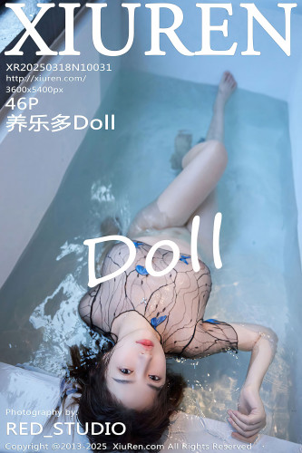 XiuRen秀人网-10031-养乐多Doll-豹纹连衣裙黑色内衣轻薄黑纱浴缸湿身-2025.03.18