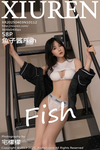 XiuRen秀人网-10112-鱼子酱Fish-黑色运动服白背心爆乳-2025.04.03