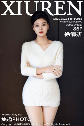 XiuRen秀人网-10986-徐清妍-白色毛衣肉色丝袜-2025.11.14