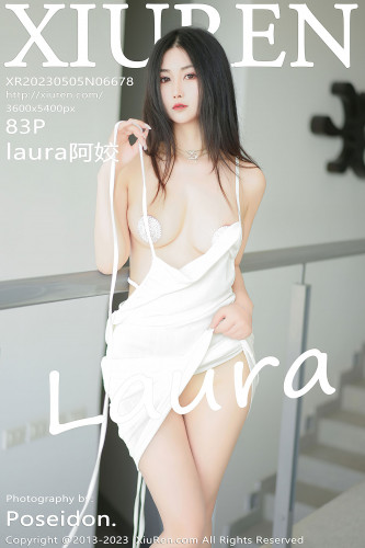 XiuRen秀人网-6678-Laura阿姣-户外泳池大尺度傲人豪乳血滴子遮点-2023.05.05