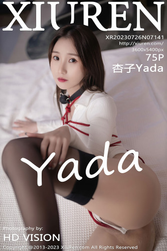 XiuRen秀人网-7141-杏子Yada-黑长外套白衫红绳绑缚黑丝-2023.07.26