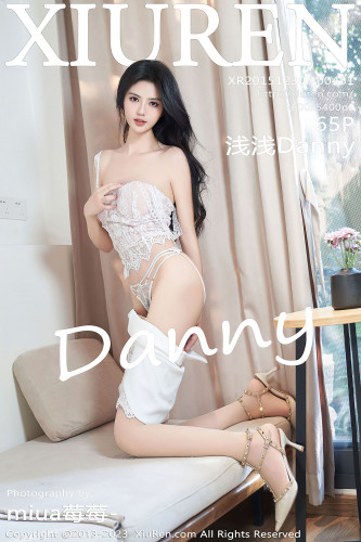 XiuRen秀人网-7415-浅浅Danny-白色蕾丝吊带短裙-2023.09.20