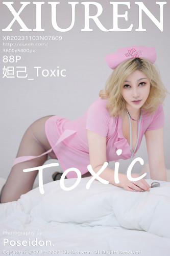 XiuRen秀人网-7609-妲己_Toxic-粉色情趣护士服黑丝爆乳-2023.11.03