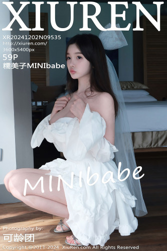 XiuRen秀人网-9535-糯美子MINIbabe-情趣婚纱新娘制服爆乳-2024.12.02
