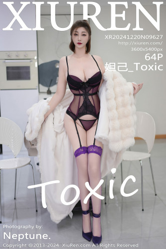 XiuRen秀人网-9627-妲己_Toxic-暗紫色情趣内衣麻将主题爆乳-2024.12.20