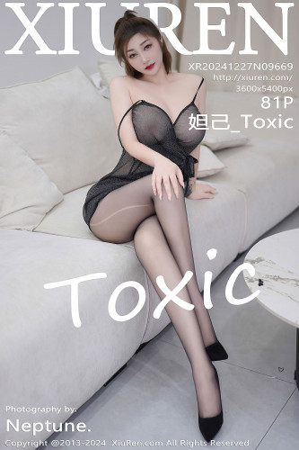XiuRen秀人网-9669-妲己_Toxic-黑纱轻透睡衣黑丝爆乳-2024.12.27