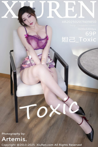 XiuRen秀人网-9850-妲己Toxic-紫色连衣裙紫色薄纱内衣爆乳-2025.02.07